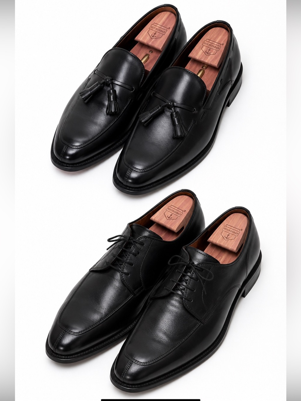 (2) Pair—13 EEE, Allen Edmonds Greyson Tassel Loafer, Split-Toe Derby